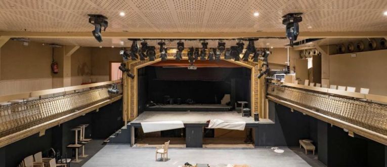 Interior del nuevo Teatre Balmes (en reformas). ©Alejandro Amat