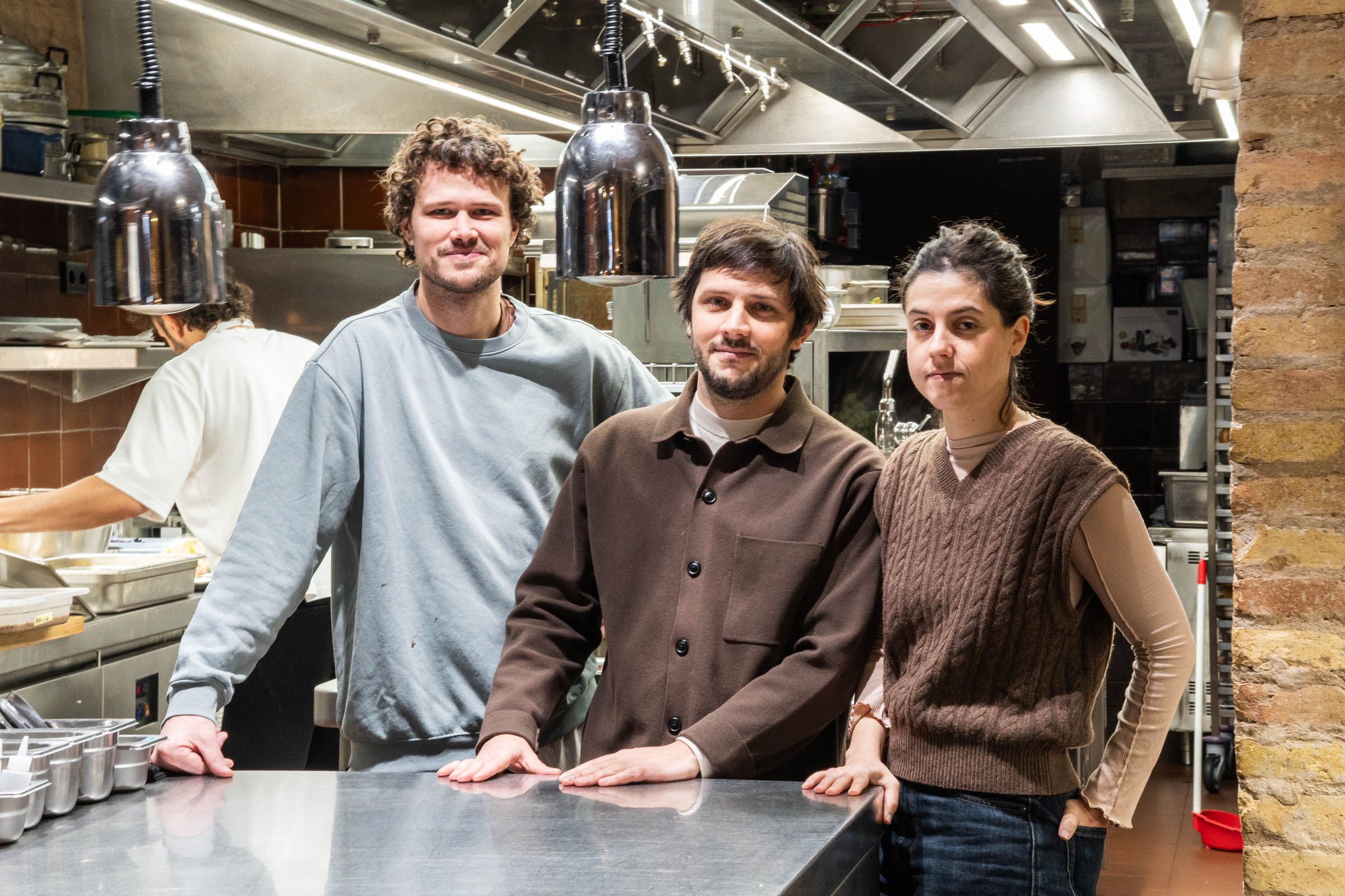 Josh McCarty Gianmarco Greci i Fran Baixas han ideat Franca com una creació compartida, amb tres cuiners al capdavant d’un mateix restaurant.
