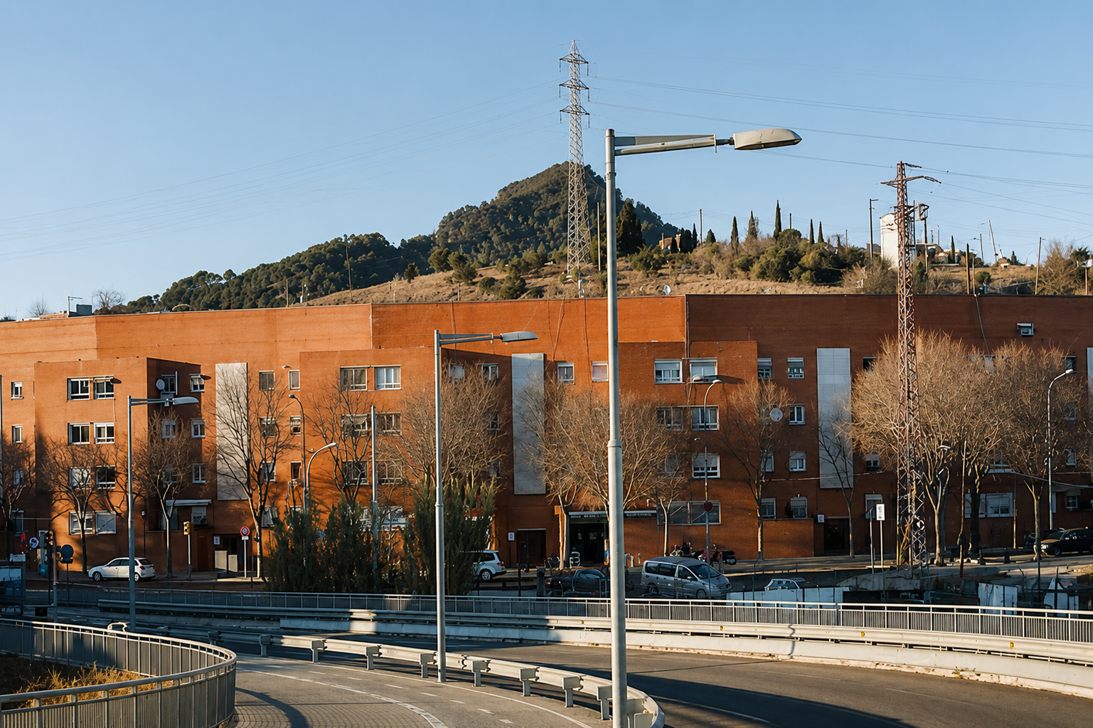 El barrio de Vallbona, situado en el extremo norte de Nou Barris.© Rosa Farga El barrio de Vallbona, situado en el extremo norte de Nou Barris.© Rosa Farga