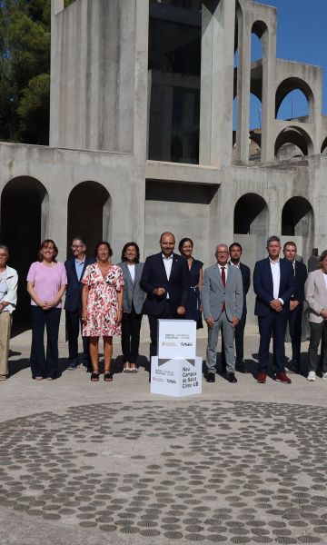 Representatives of the General Council of the Consorci Porta Diagonal – Campus Clínic at the Espai Corberó in Esplugues de Llobregat © Courtesy