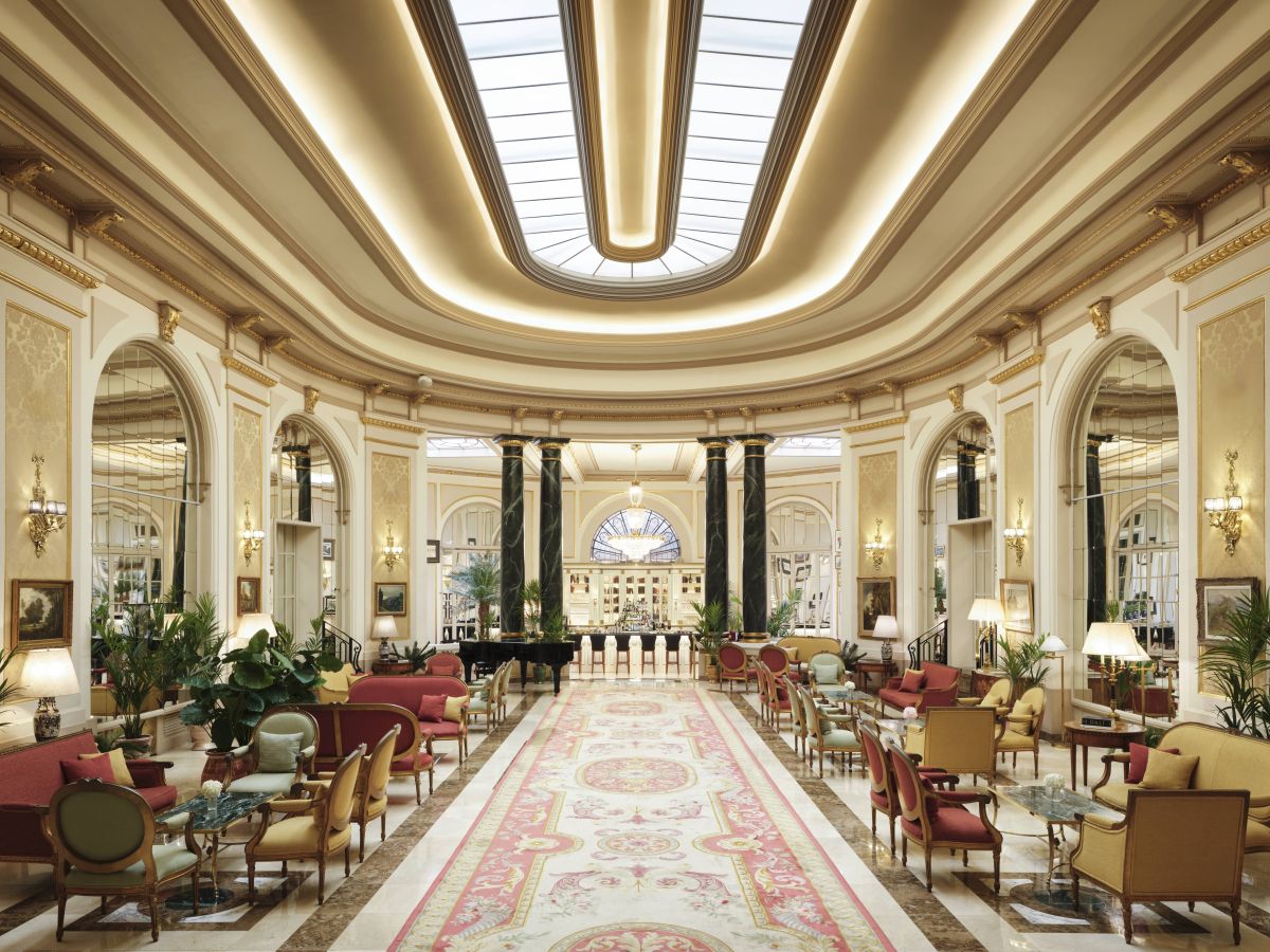 El Grand Hall. Espacio emblemático e histórico del hotel. Ha idoi cambiando aunque sin cambiar durante estos más de 100 años (Royal Blue Bird)