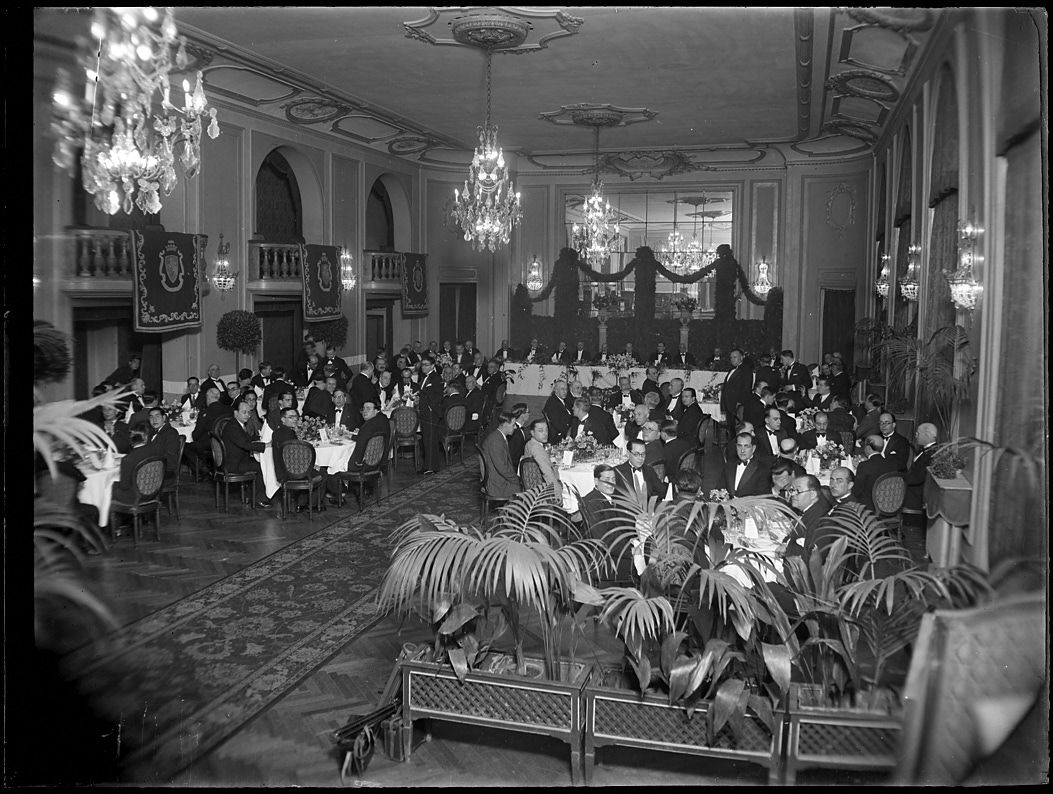 Un baquete celebrado en El Palace Un baquete celebrado en El Palace