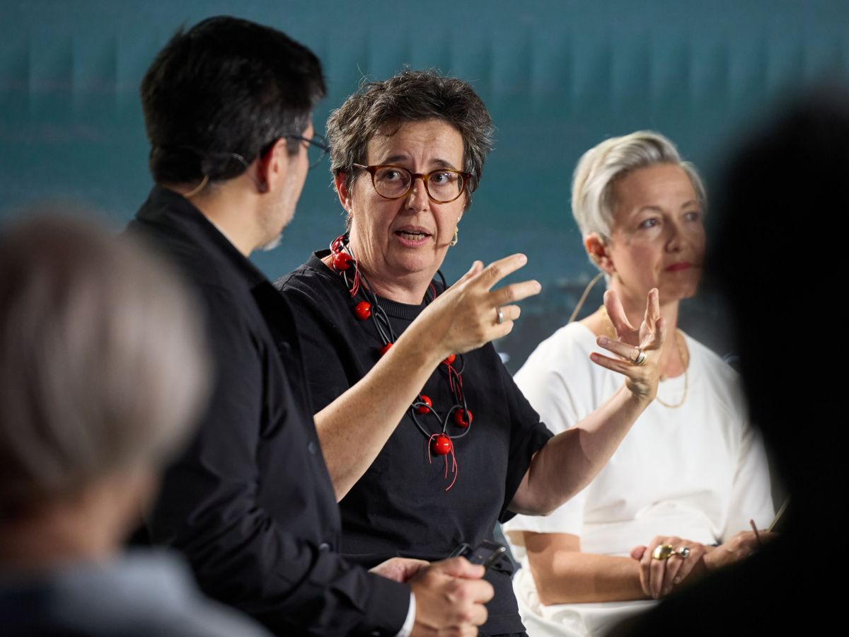 La arquitecta jefa del Ayuntamiento de Barcelona, Maria Buhigas, ha reconocido la dificultad de traducir el argot arquitectónico. © Israel Fernández