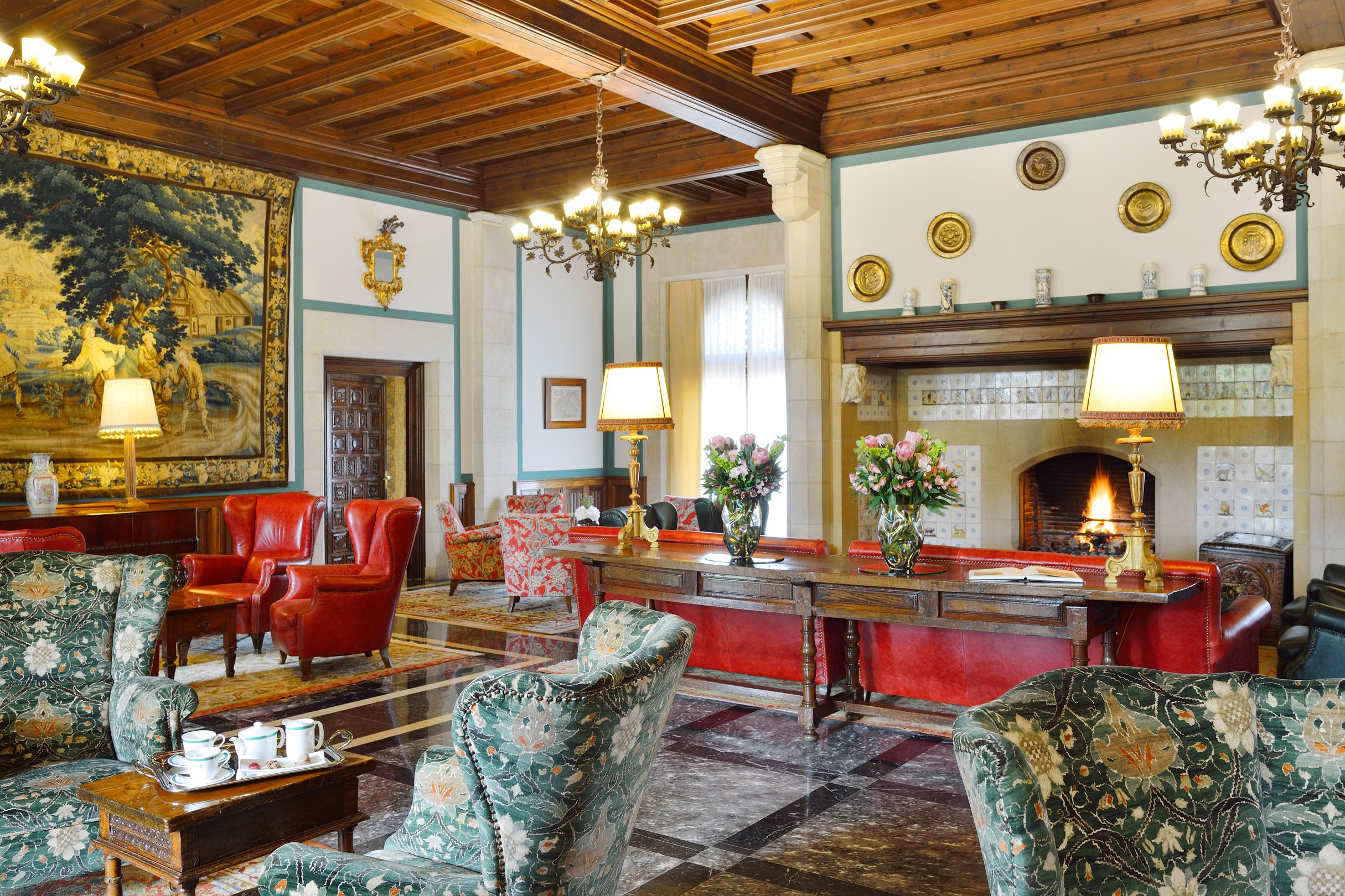 Sala d'estar de La Gavina © Cedida