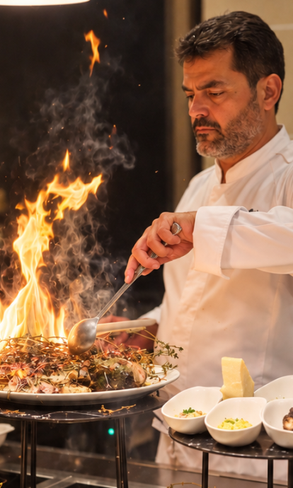 En la experiencia renovada de brunch del Majestic, el 'show-cooking' gana protagonismo. En la experiencia renovada de brunch del Majestic, el 'show-cooking' gana protagonismo.