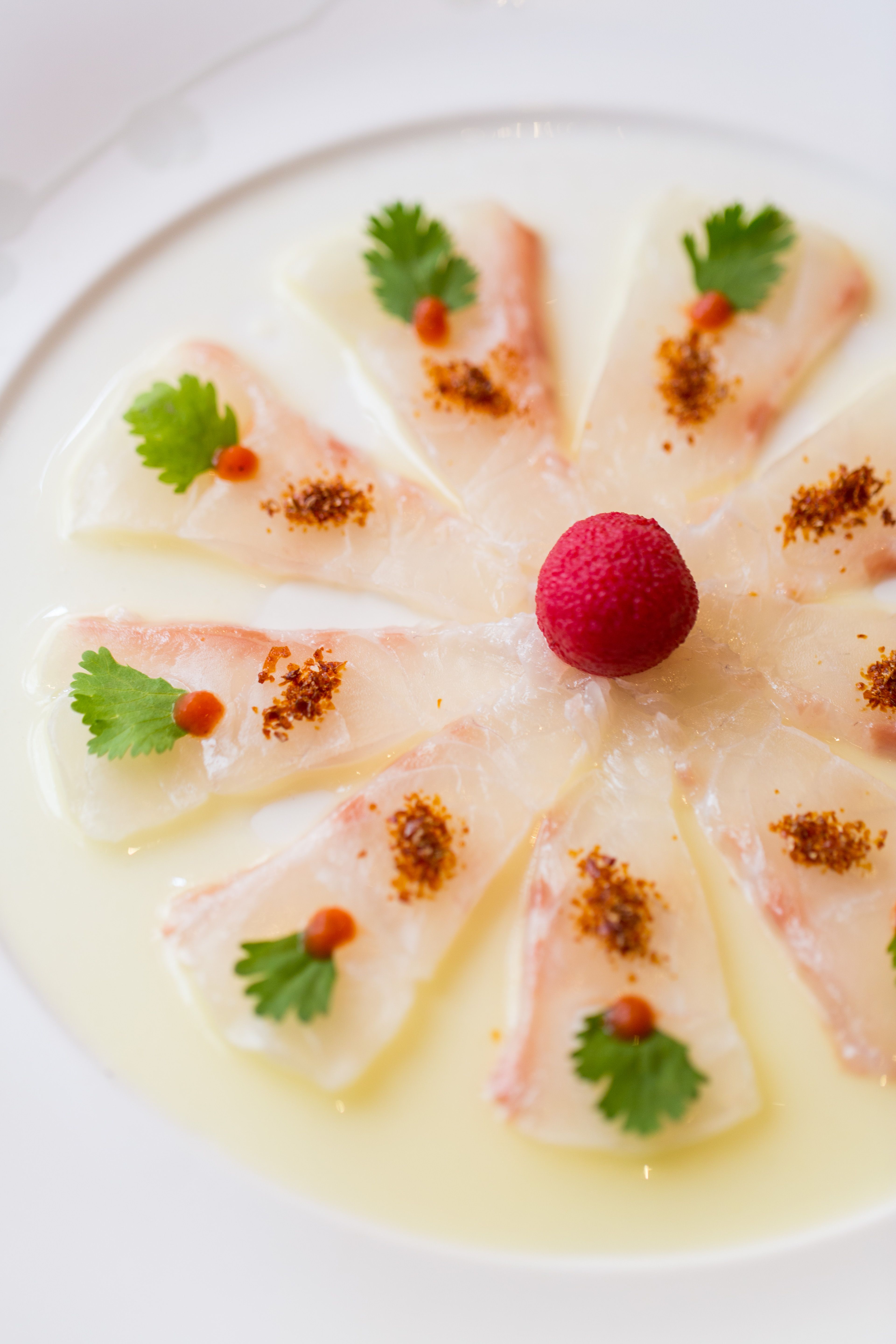 'Tiradito' de peix blanc© Henry Hargreaves 'Tiradito' de peix blanc© Henry Hargreaves