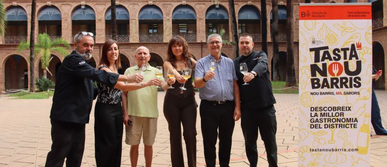 Foto de familia de la presentación del Tasta Nou Barris Foto de familia de la presentación del Tasta Nou Barris