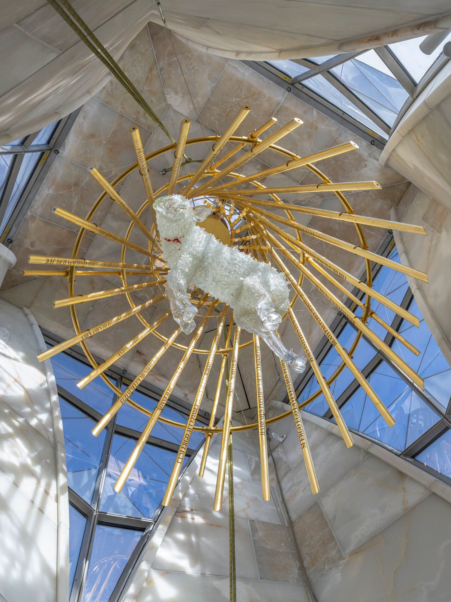 L'Agnus Dei a l'interior de la Torre de Jesucrist. © Sagrada Família L'Agnus Dei a l'interior de la Torre de Jesucrist. © Sagrada Família