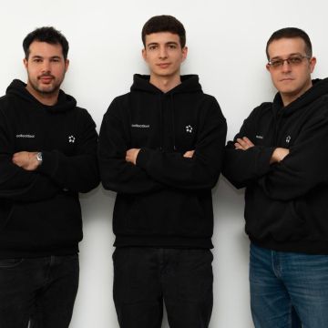 Oriol Carbonell, Nicolás Benhamou y Raúl Miguel Pérez, fundadores de Collectibol © Cedida Oriol Carbonell, Nicolás Benhamou y Raúl Miguel Pérez, fundadores de Collectibol © Cedida