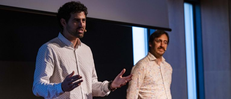 David Bestué y Daniel Duque, fundadores de Open Brains © Cedida David Bestué y Daniel Duque, fundadores de Open Brains © Cedida