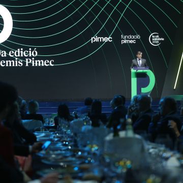 Antoni Cañete, presidente de Pimec, en la 39.ª edición de los Premios Pimec en el Palau Sant Jordi © Cedida Antoni Cañete, presidente de Pimec, en la 39.ª edición de los Premios Pimec en el Palau Sant Jordi © Cedida
