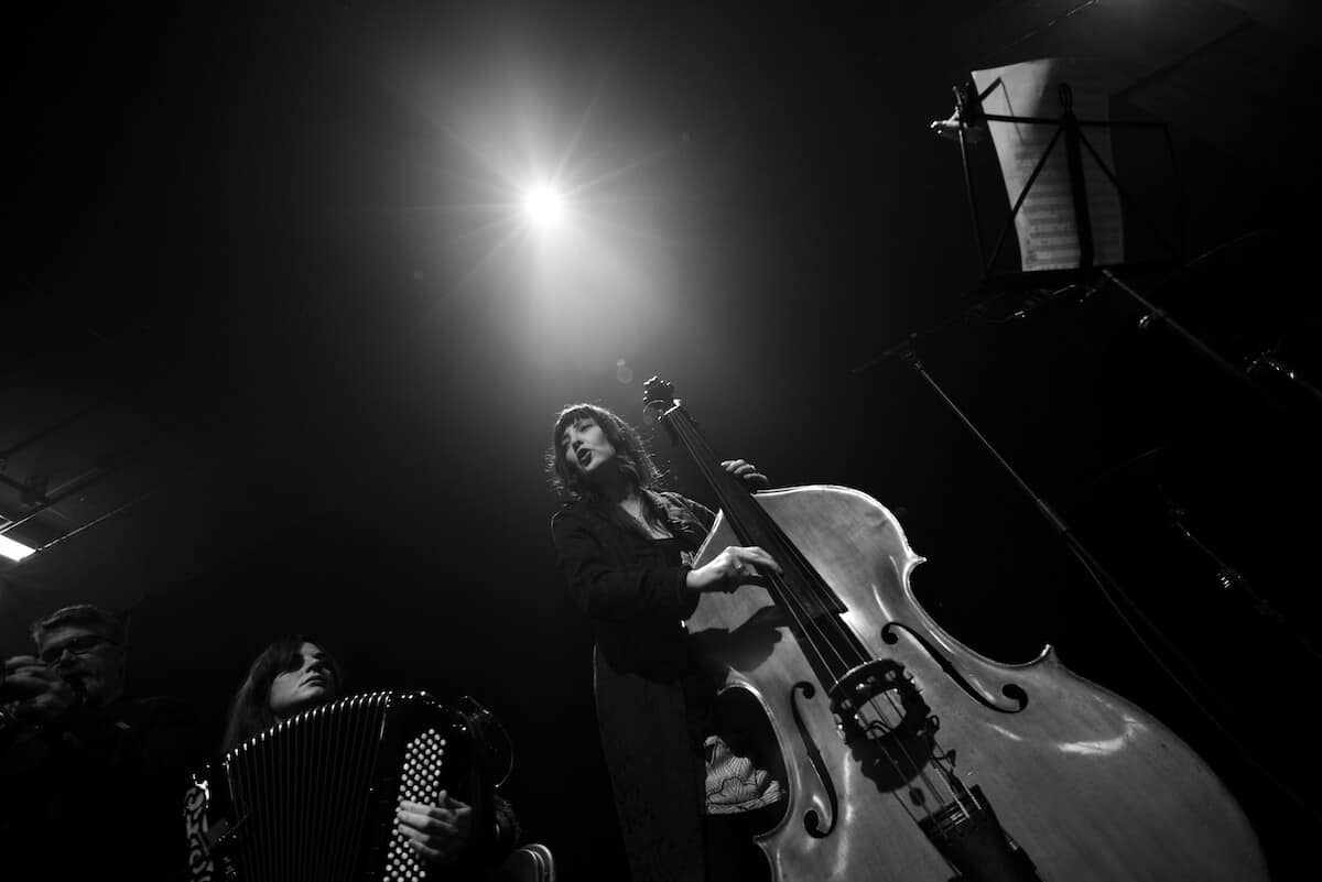 Giulia Valle en la Sala Hiroshima. 