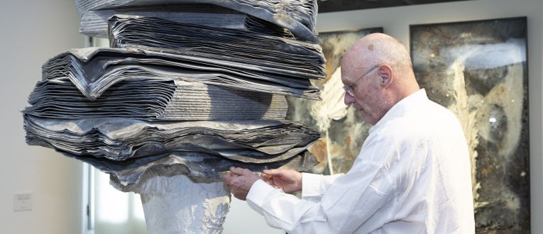 Anselm Kiefer en la exposición 'La vida secreta de las plantas. Anselm Kiefer en la Colección Grothe'