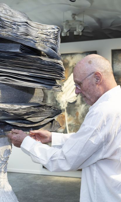 Anselm Kiefer en la exposición 'La vida secreta de las plantas. Anselm Kiefer en la Colección Grothe'