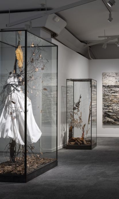La exposición 'La vida secreta de las plantas. Anselm Kiefer en la Colección Grothe', en La Pedrera, se puede visitar hasta el 24 de enero. © La Pedrera La exposición 'La vida secreta de las plantas. Anselm Kiefer en la Colección Grothe', en La Pedrera, se puede visitar hasta el 24 de enero. © La Pedrera