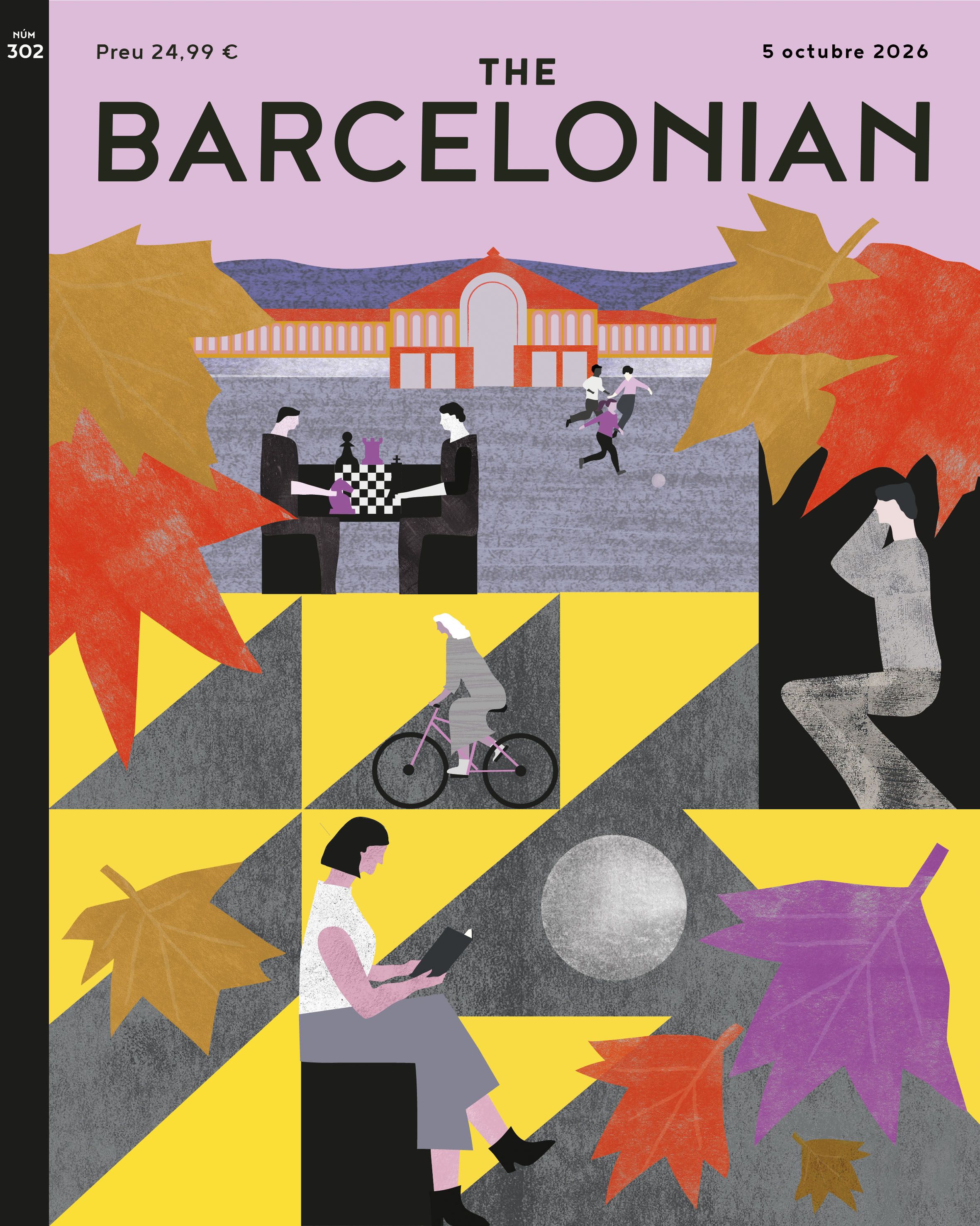 'Otros otoños', portada de The Barcelonian © Daiella Ferretti 