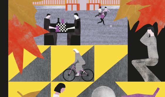 'Otros otoños', portada de The Barcelonian © Daiella Ferretti