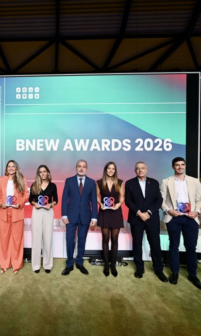 All the representatives of the winners in BNEW's start-up contest © BNEW All the representatives of the winners in BNEW's start-up contest © BNEW