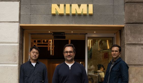 Naoyuki Haginoya, chef ejecutivo de Grupo Nomo; y Borja y Juan Molina-Martell, cofundadores. © Nomo
