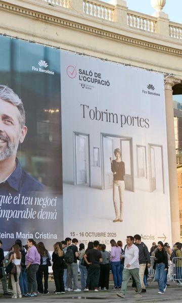 Entrada del Saló de l'Ocupació de 2025 © Cedida Entrada del Saló de l'Ocupació de 2025 © Cedida
