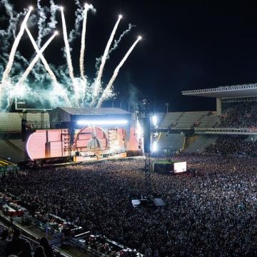 Oques Grasses en su primer concierto en el Estadi Olímpic Oques Grasses en su primer concierto en el Estadi Olímpic