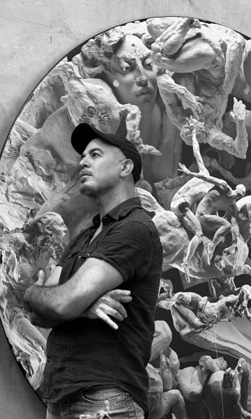 El escultor mexicano Javier Marín en su estudio. © Sara Aguilera / Cortesía Archivo Javier Marín El escultor mexicano Javier Marín en su estudio. © Sara Aguilera / Cortesía Archivo Javier Marín