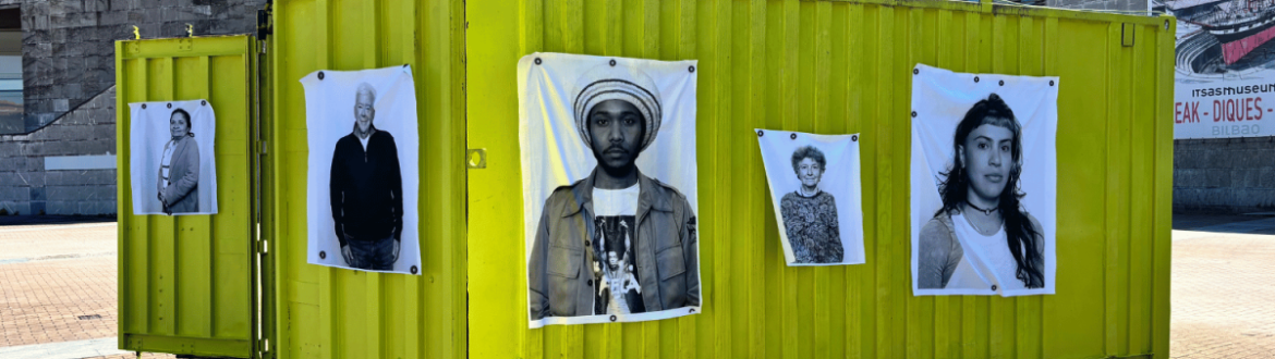 El Museo Migrante Migrante se ha instalado en la plaça Canòdrom. 