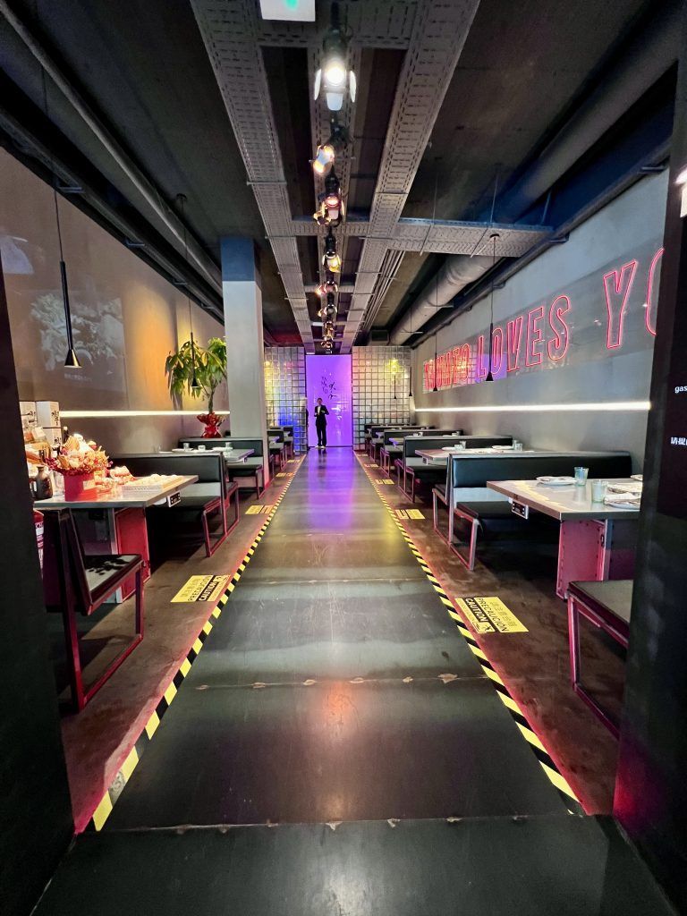 El primer comedor de este gran restaurante shiko by yamato