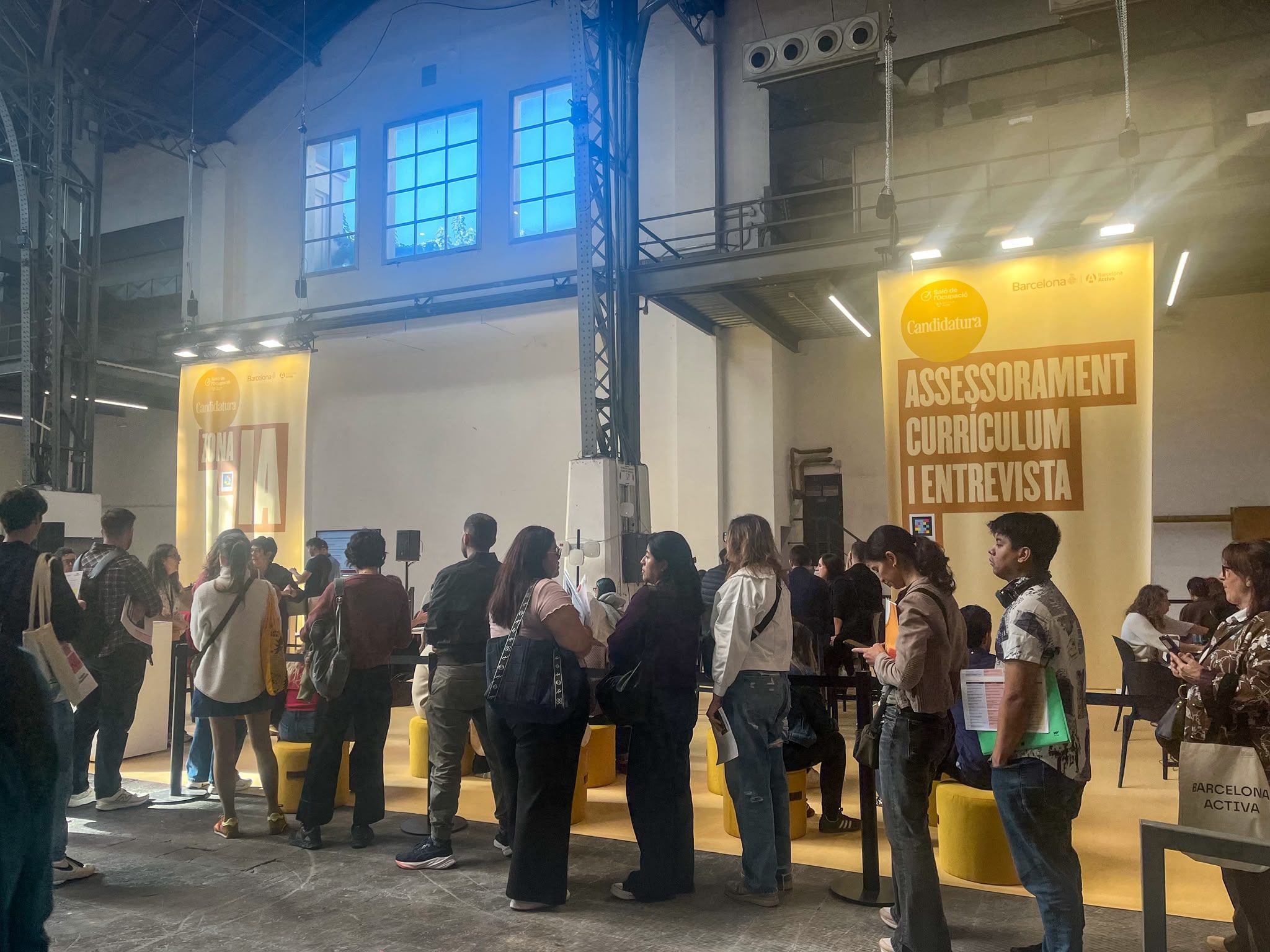 Imatge de l'interior del Saló de l'Ocupació 2026 © TNBP Imatge de l'interior del Saló de l'Ocupació 2026 © TNBP