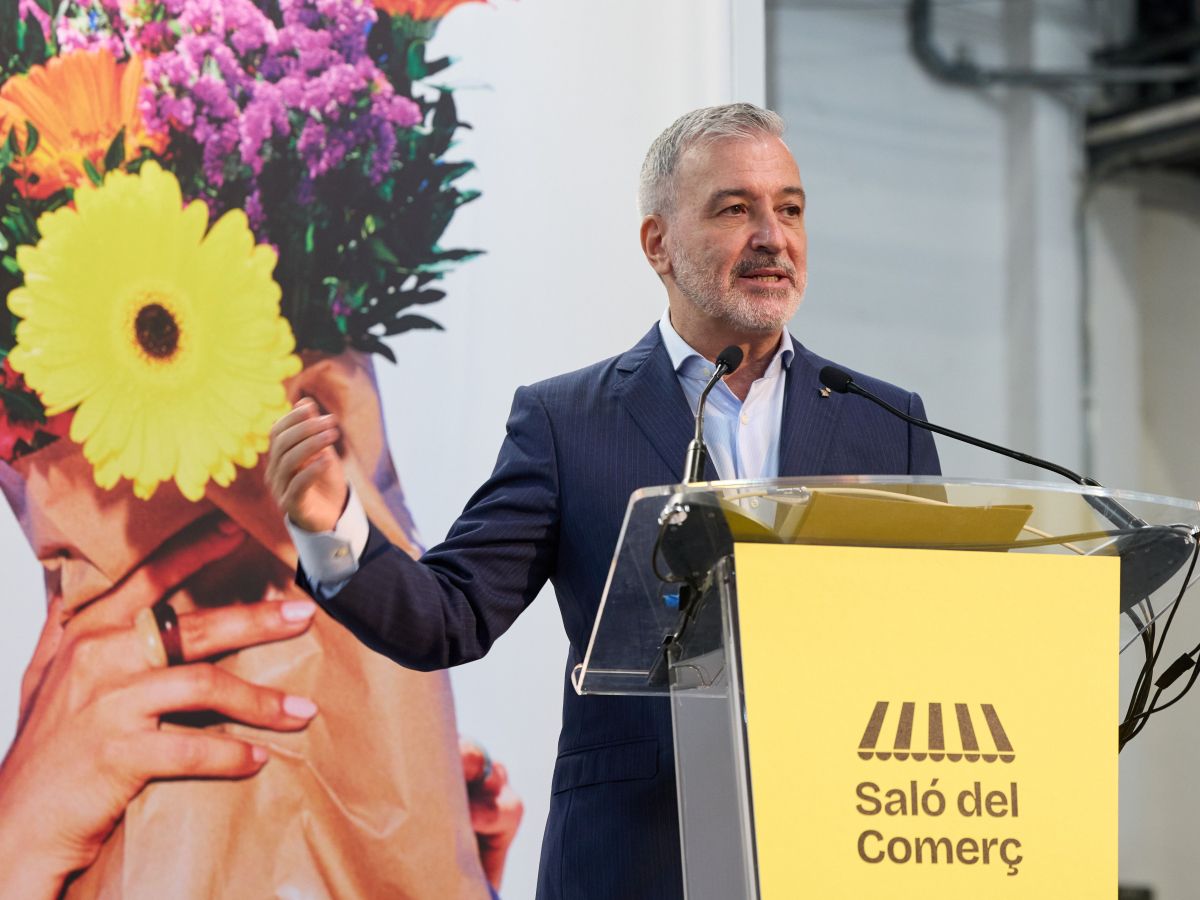 L'alcalde Jaume Collboni durant la inauguració del Saló del Comerç. © Fira Barcelona