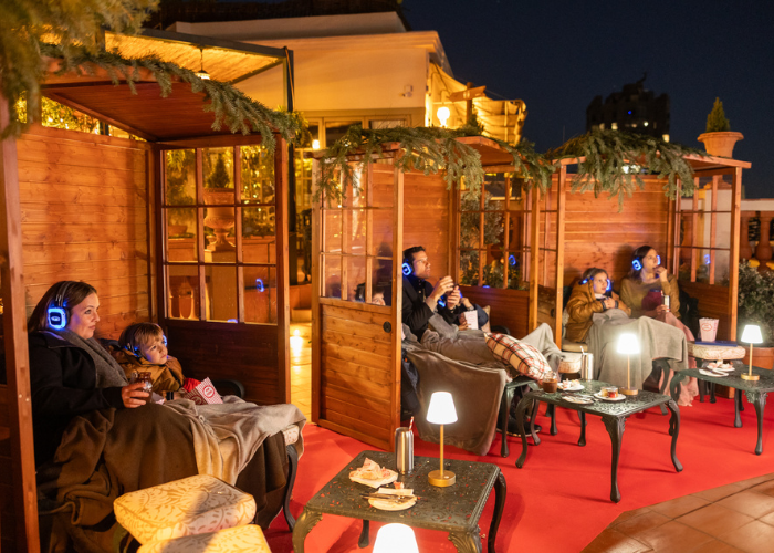 Cine al aire libre en el Palace