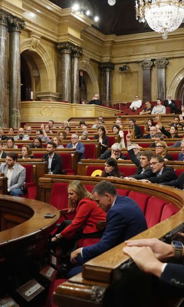 El pleno del Parlament de Catalunya © Sara Soteras / Enric Sitjà Rusiñol (ACN)
