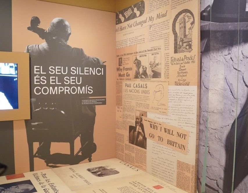 "Pau Casals, música por la paz", una exposición en el Palau Robert que reivindica el legado de un artista que puso su arte al servicio de la paz - The New Barcelona Post