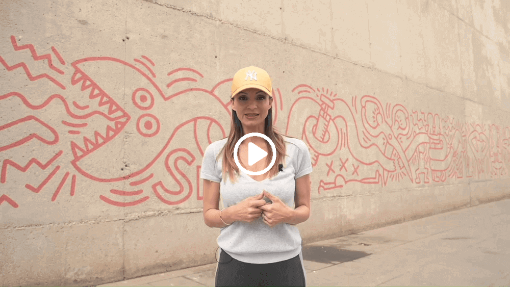 mural de keith haring video barcelona street art mural de keith haring video barcelona street art