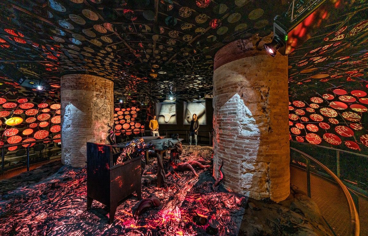 Sala que recrea la infancia de Gaudí en Casa Batlló