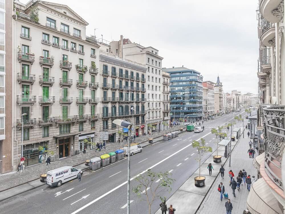 Así se verá la futura Ronda Universitat.