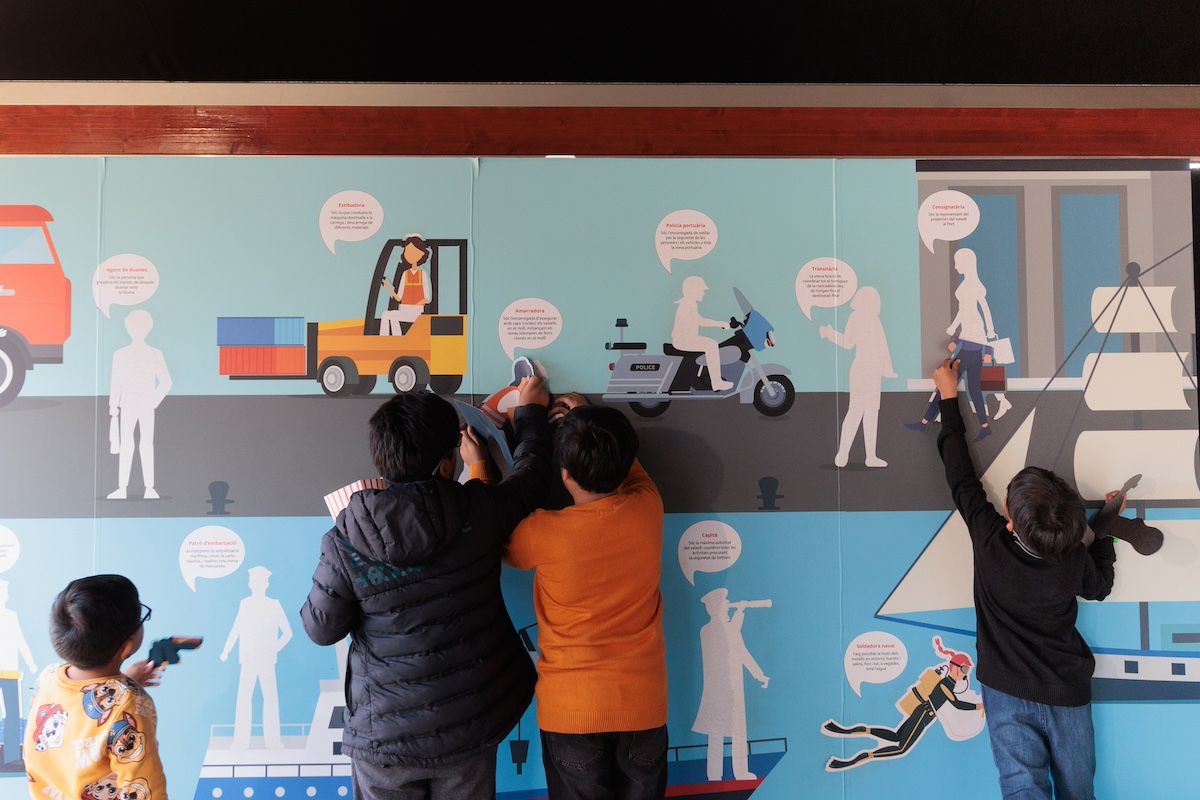Actividades en Nadal al Port, en Barcelona.