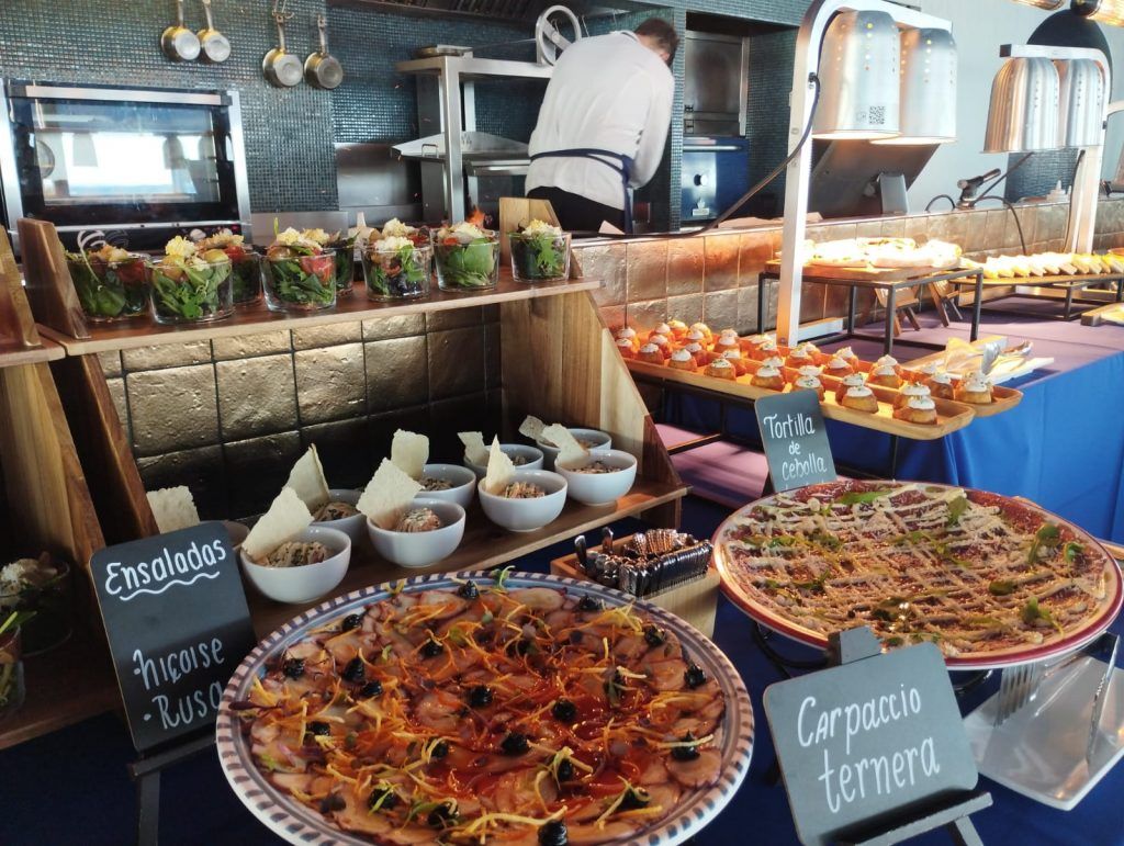 Algunos de los entrantes del brunch de Romain Fornell.