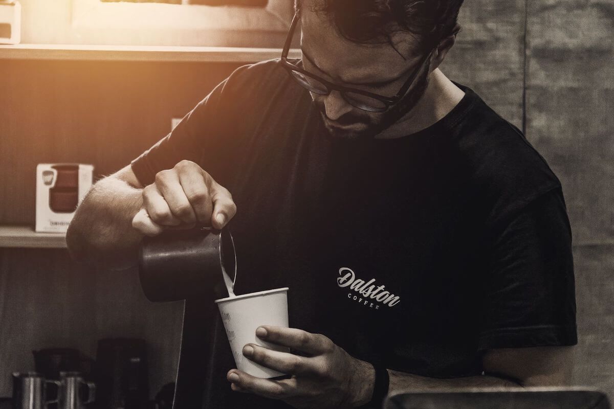 Dalston, café con leche