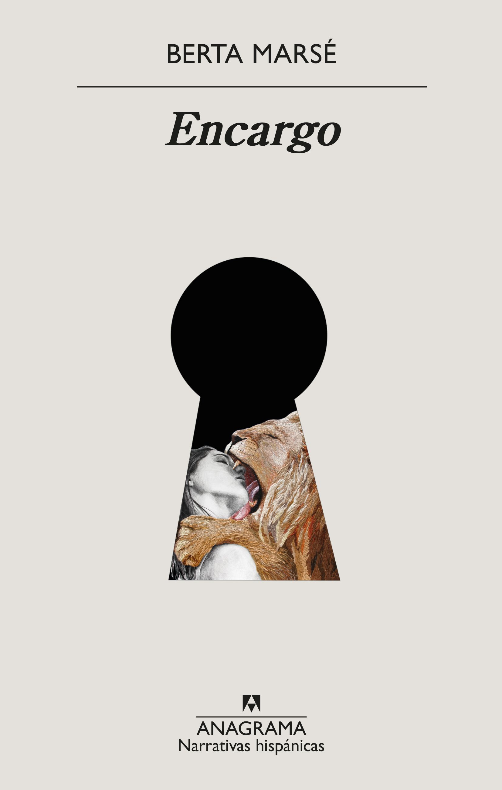 Portada del libro Encargo de Berta Marsé, editado por Anagrama.