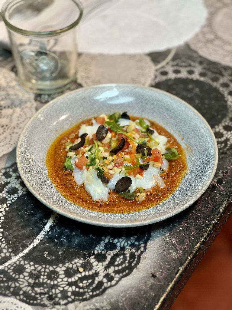 Esqueixada de la xeef Ada Parellada, en el restaurante Semproniana (Barcelona).