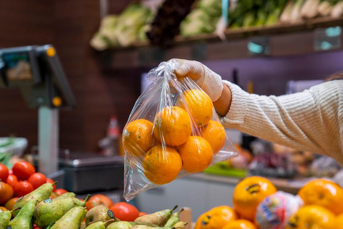 Fruta en mercado de Barcelona