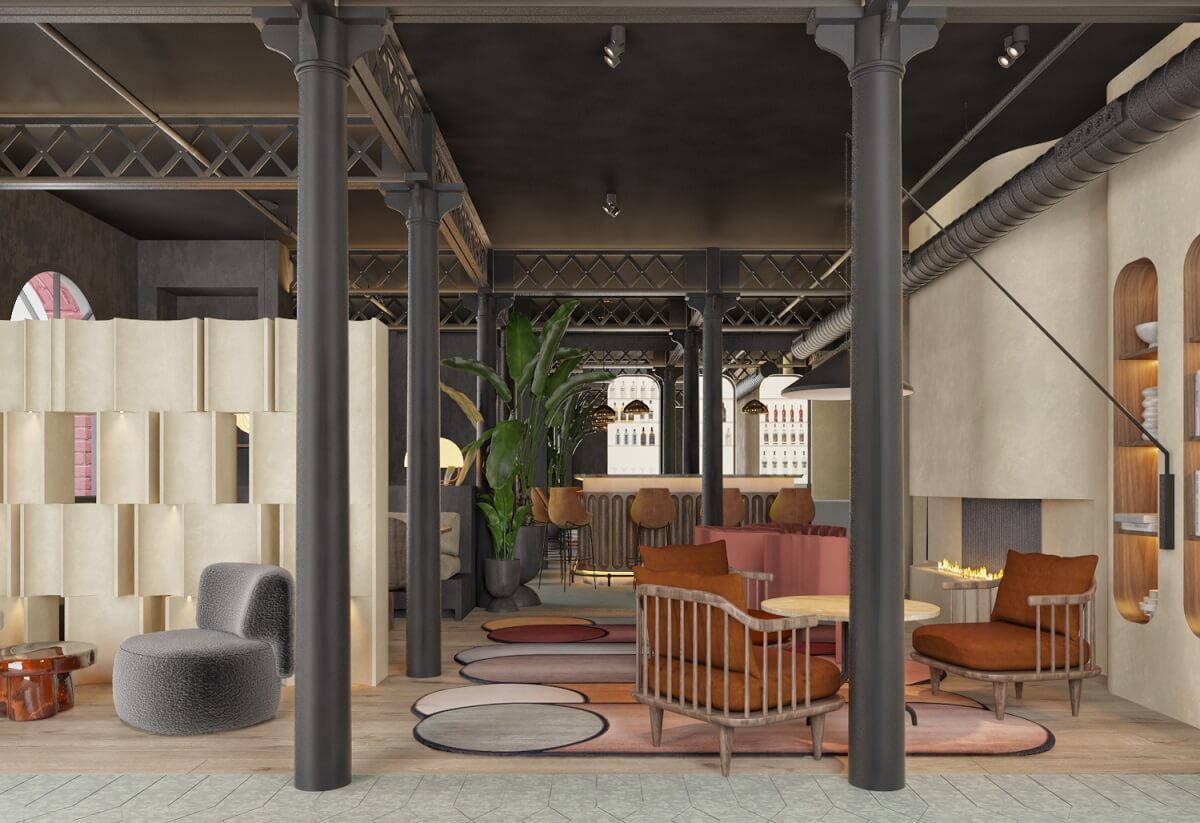 El club también tendrá un bar en el que desconectar después del trabajo.