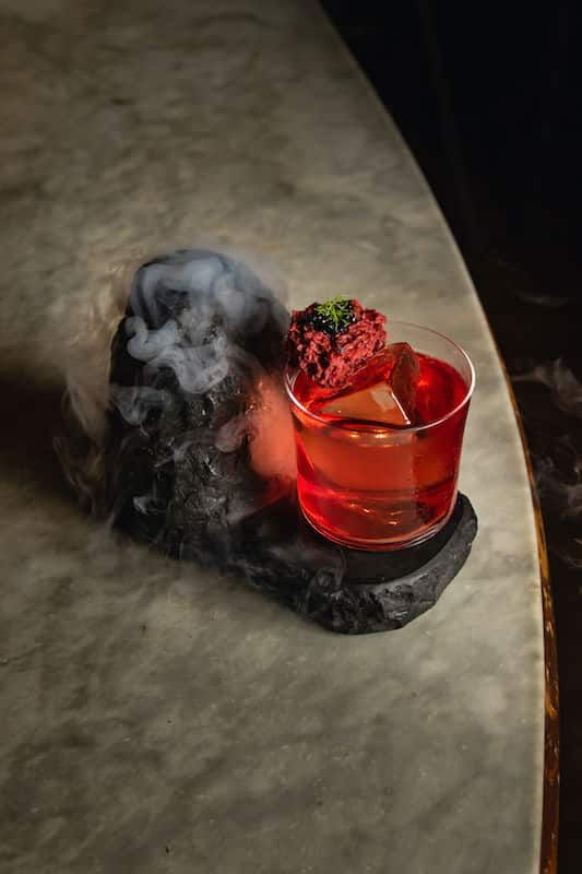 Cóctel Vulcano Negroni Paradiso