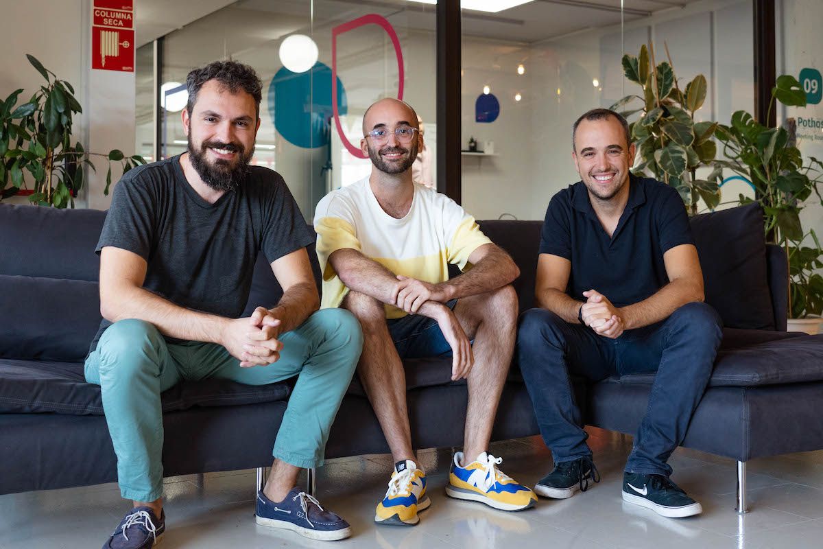 Jordi Romero, Pau Ramon i Bernat Farrero, fundadors de Factorial