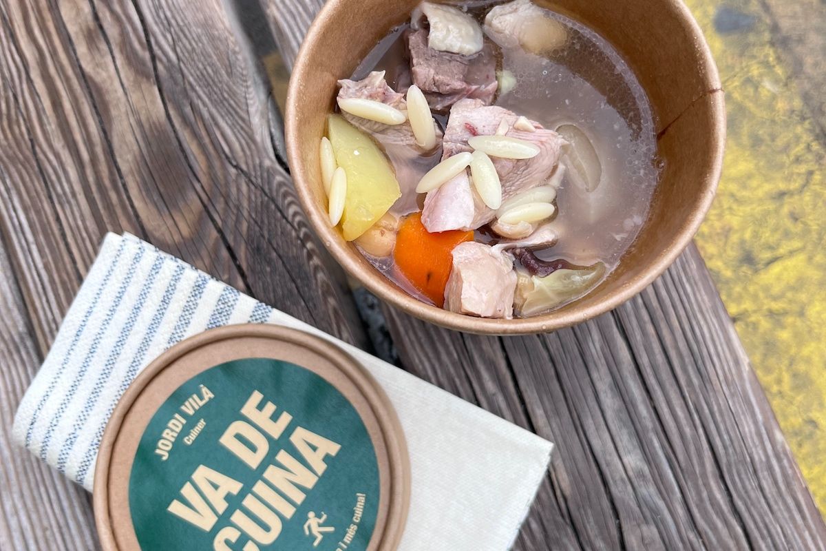 Escudella para llevar del chef Jordi Vilà