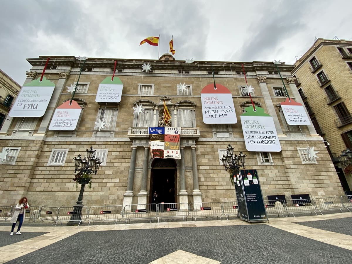 pesebre ayuntamiento barcelona 2023 Sant Jaume navidad