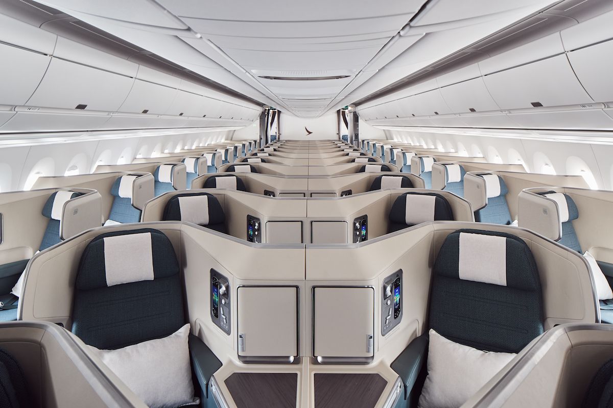 Avión de Cathay Pacific. 