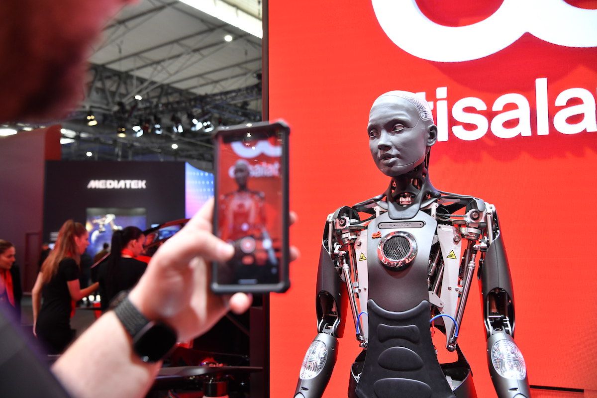 Ameca robot estrella MWC 2024