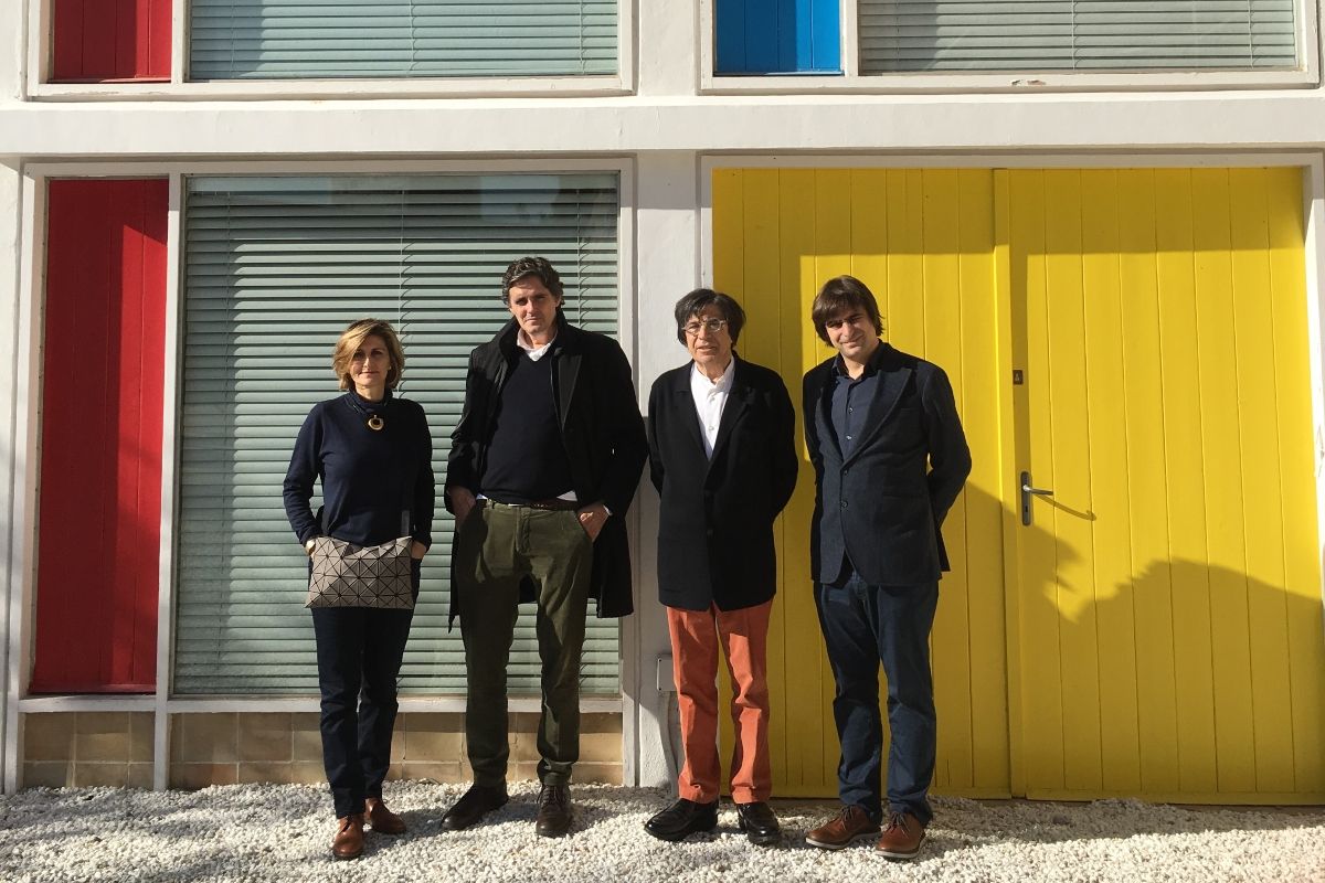 Los socios del estudio de arquitectura OAB. 